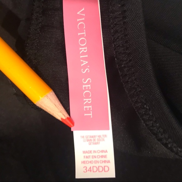 Victoria's Secret Black Scalloped Bikini Top - Picture 6 of 7